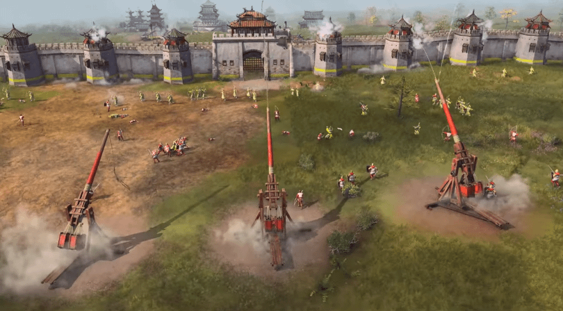 Age of Empires 4 تستعرض أسلحة الحرب “المنجنيق”